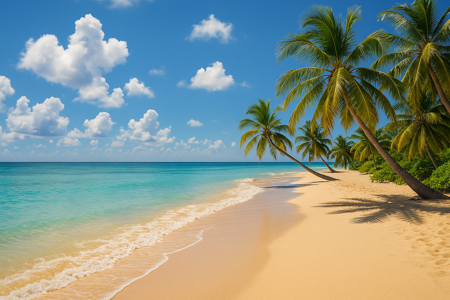 at the beach
