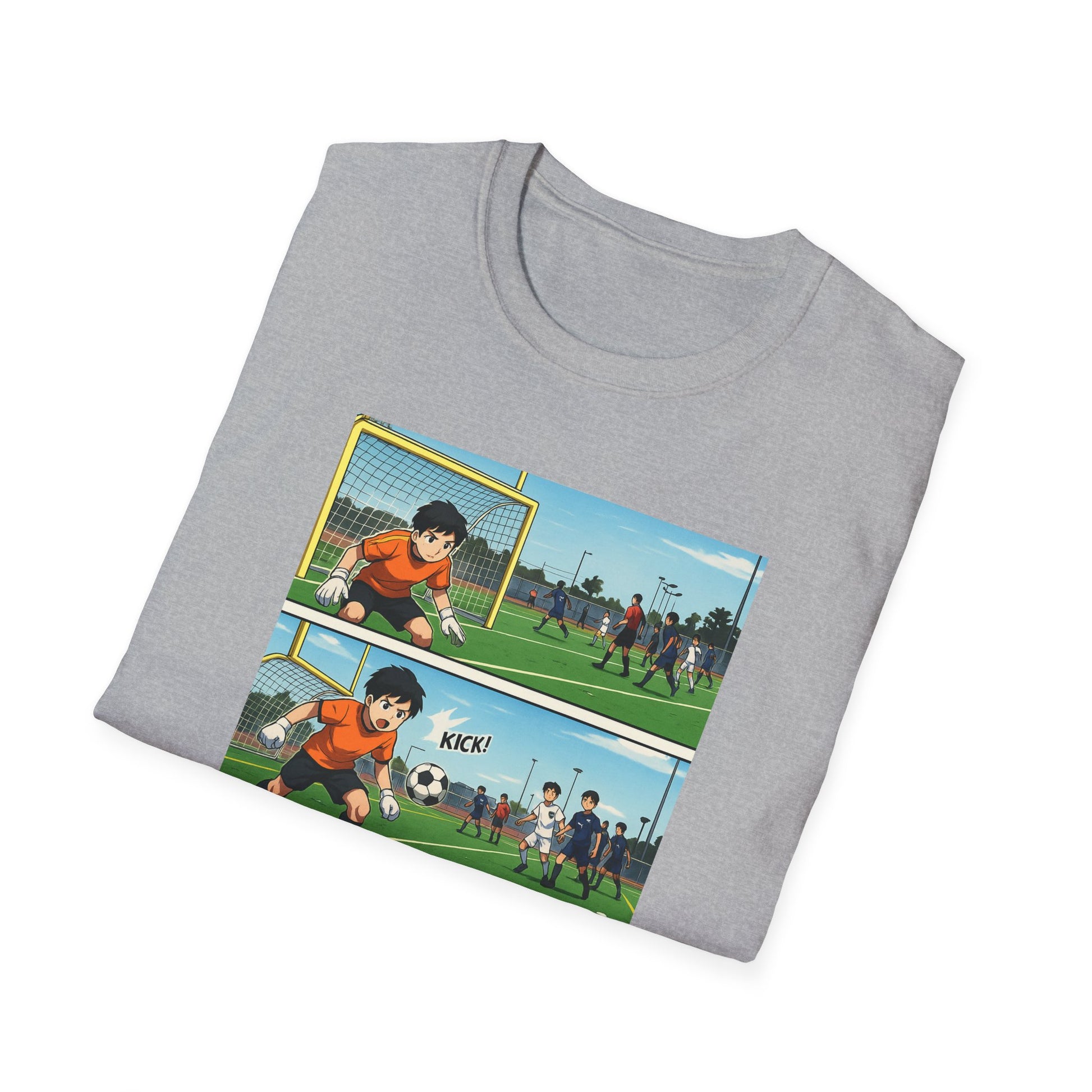Goalkeeper Vibes Unisex Softstyle T-Shirt, Soccer Gift, Sports Apparel, Casual Wear, Unique Fan Shirt, Retro Sports Tee