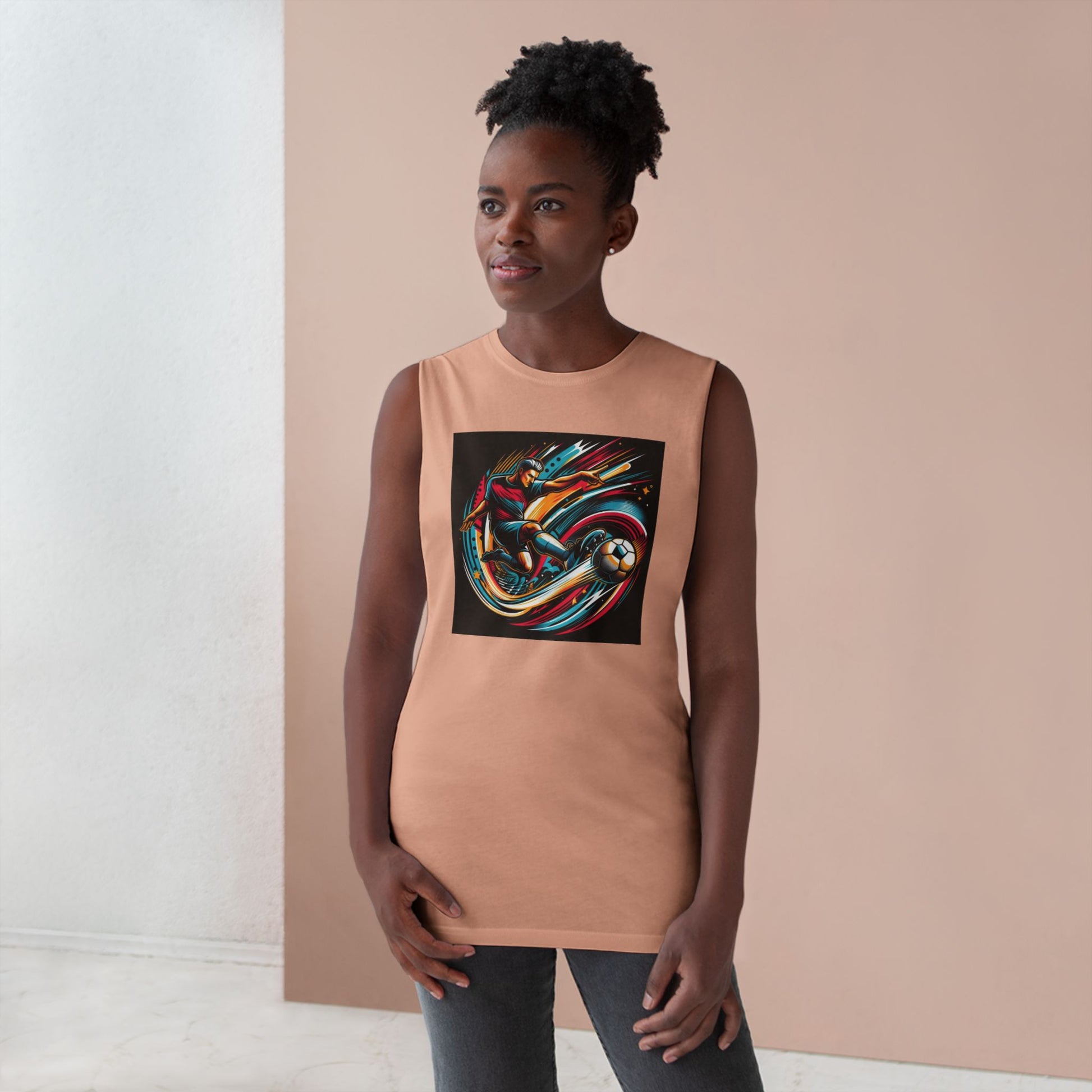 Unisex Sporty Graphic Tank Top, Summer Apparel, Athletic Wear, Gift for Sports Fans, Casual Style, Outdoor Activities