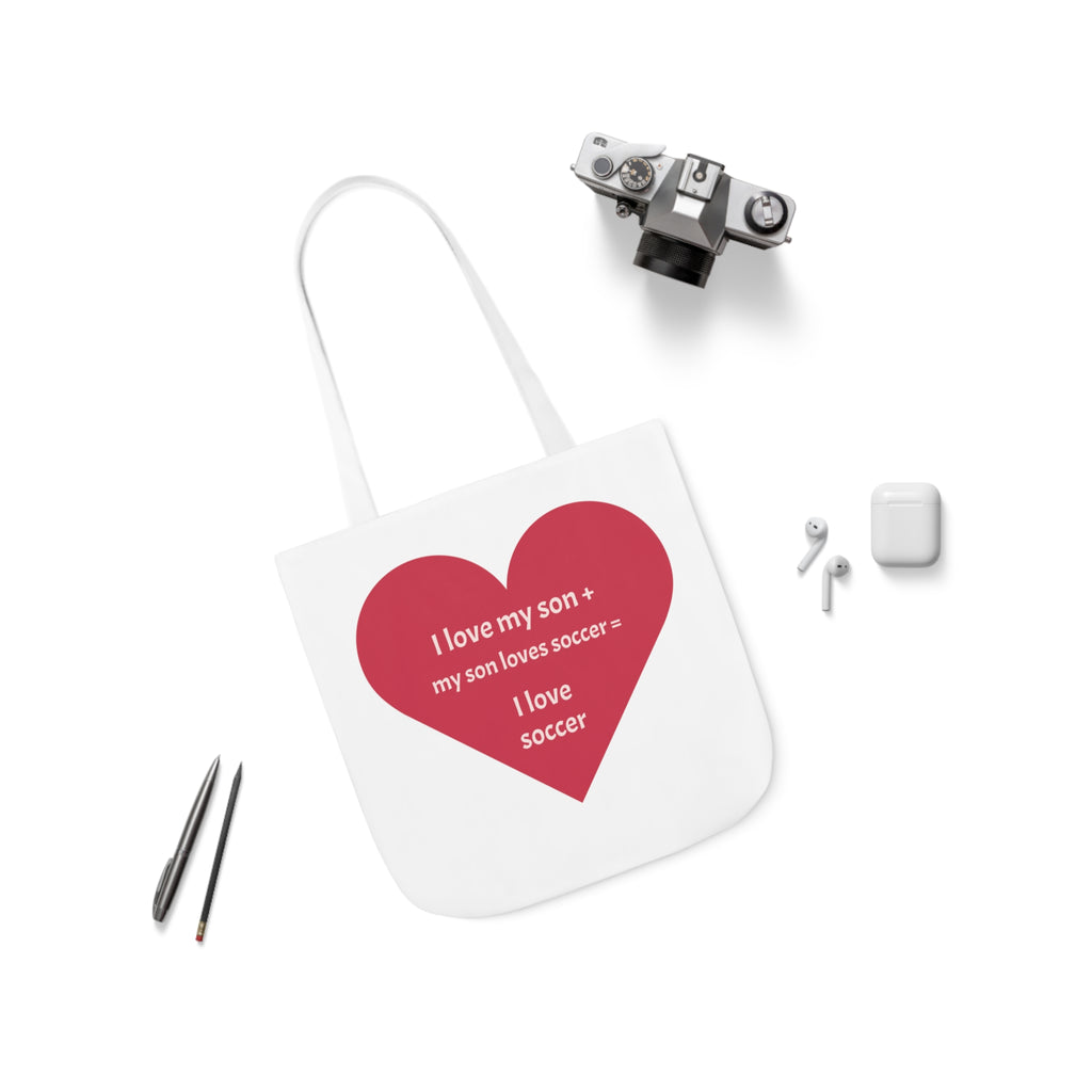 Canvas Tote Bag, 5-Color Straps