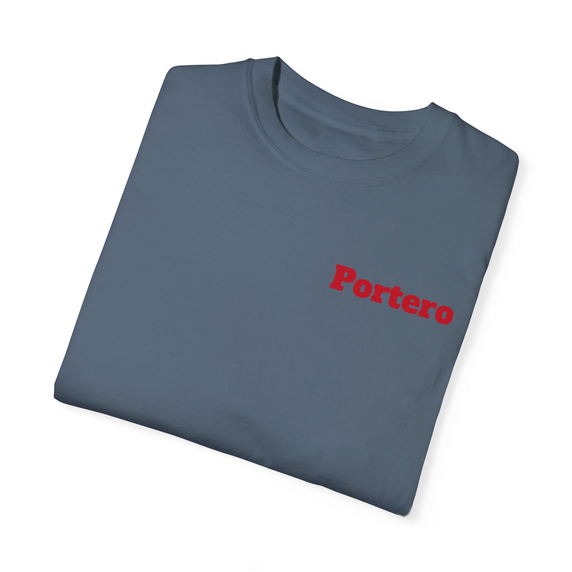 Unisex Garment-Dyed T-shirt -  " Portero . 1 "