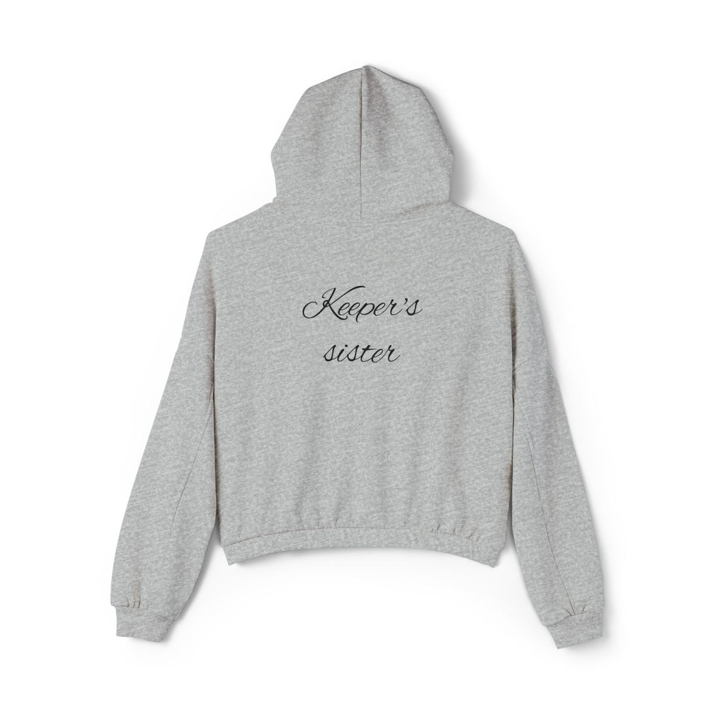 Women's Cinched Bottom Hoodie- "Keeper's sister"
