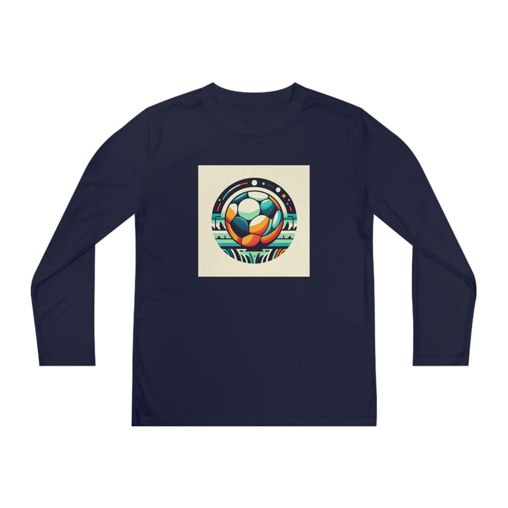 Youth Long Sleeve Competitor Tee-"SOCCER BRO"