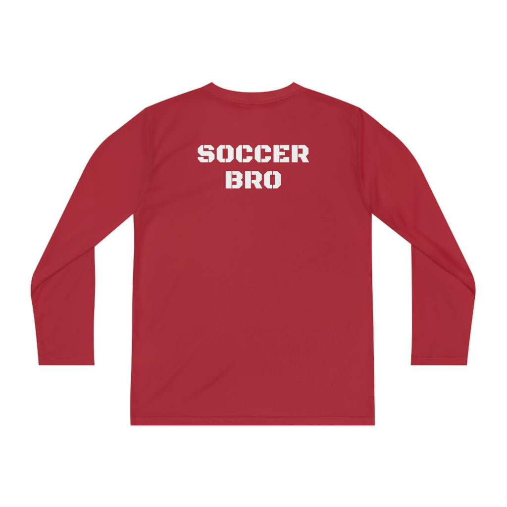 Youth Long Sleeve Competitor Tee-"SOCCER BRO"