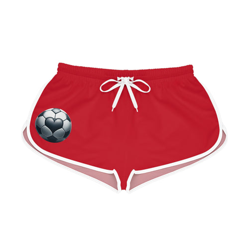 Women's Heartbeat Soccer Shorts, Athletic Lounge Shorts, Fitness Wear, Sports Apparel, Casual Summer Shorts