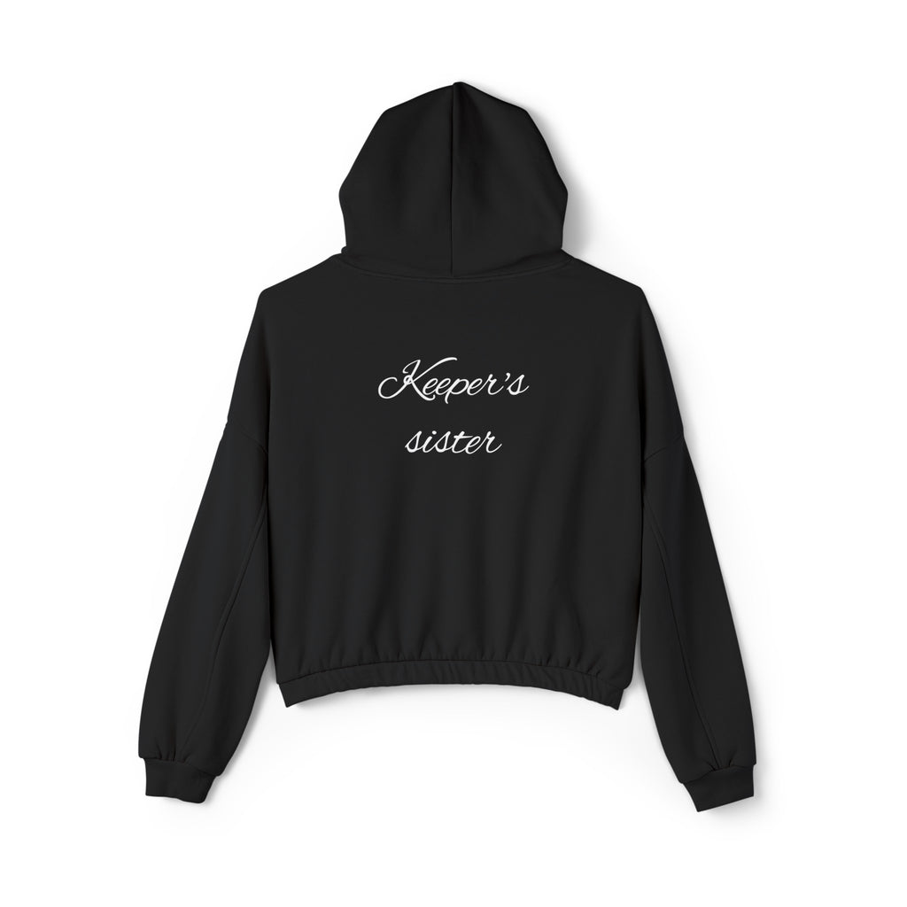 Women's Cinched Bottom Hoodie-"Keeper's sister"