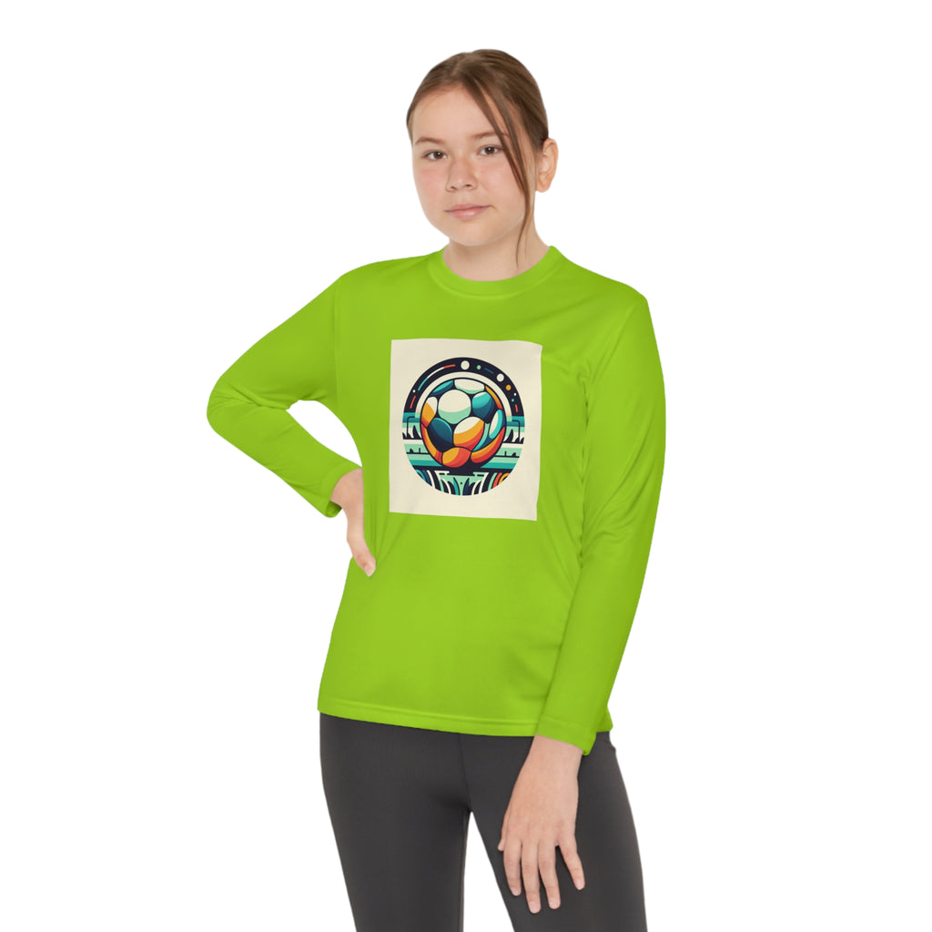 Youth Long Sleeve Competitor Tee-"SOCCER BRO"