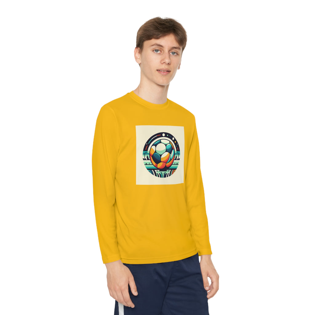 Youth Long Sleeve Competitor Tee-"SOCCER BRO"