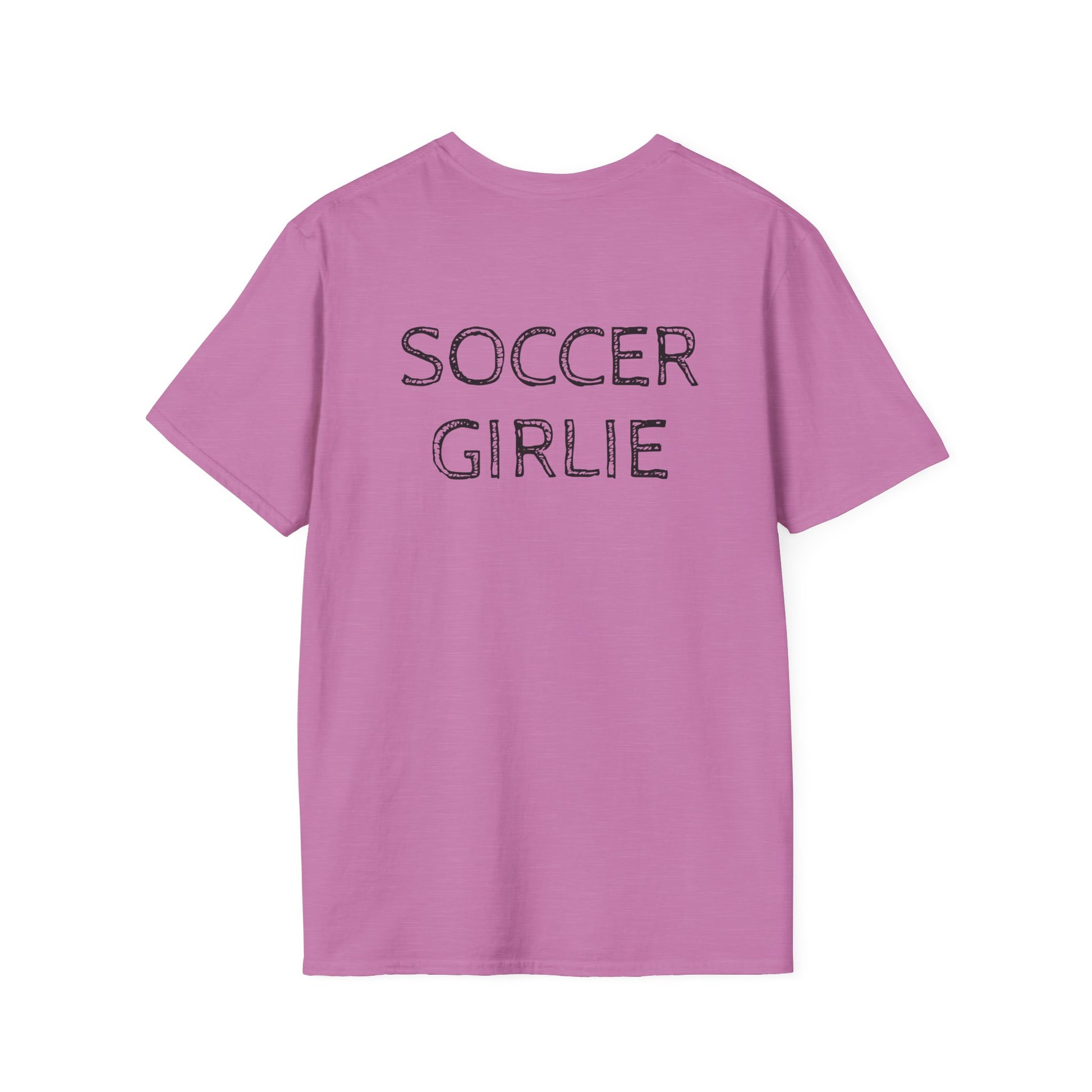 Unisex Softstyle T-Shirt - "soccer girlie "