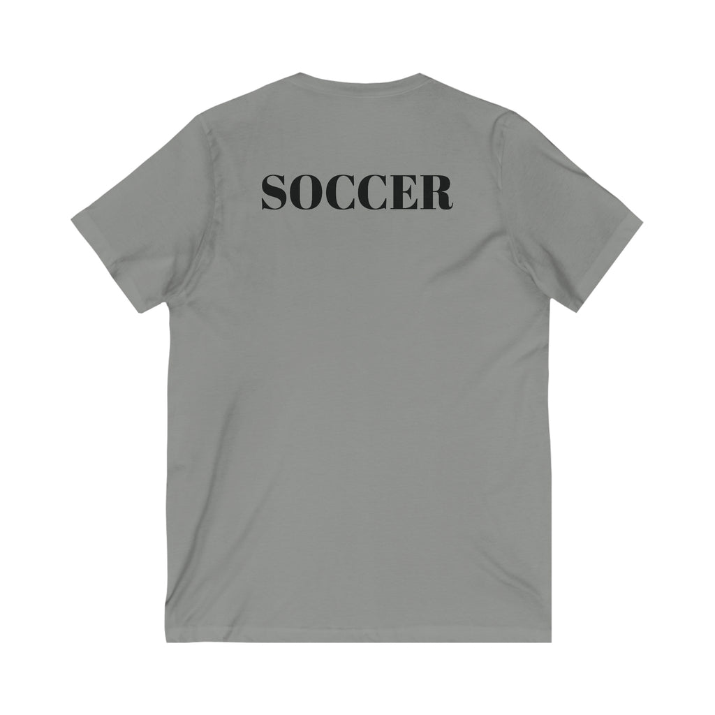 Unisex Jersey Short Sleeve V-Neck Tee