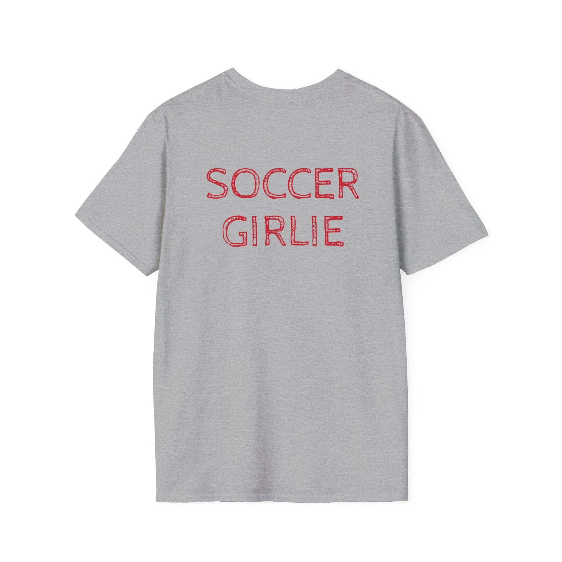 Unisex Softstyle T-Shirt - "soccer girlie "