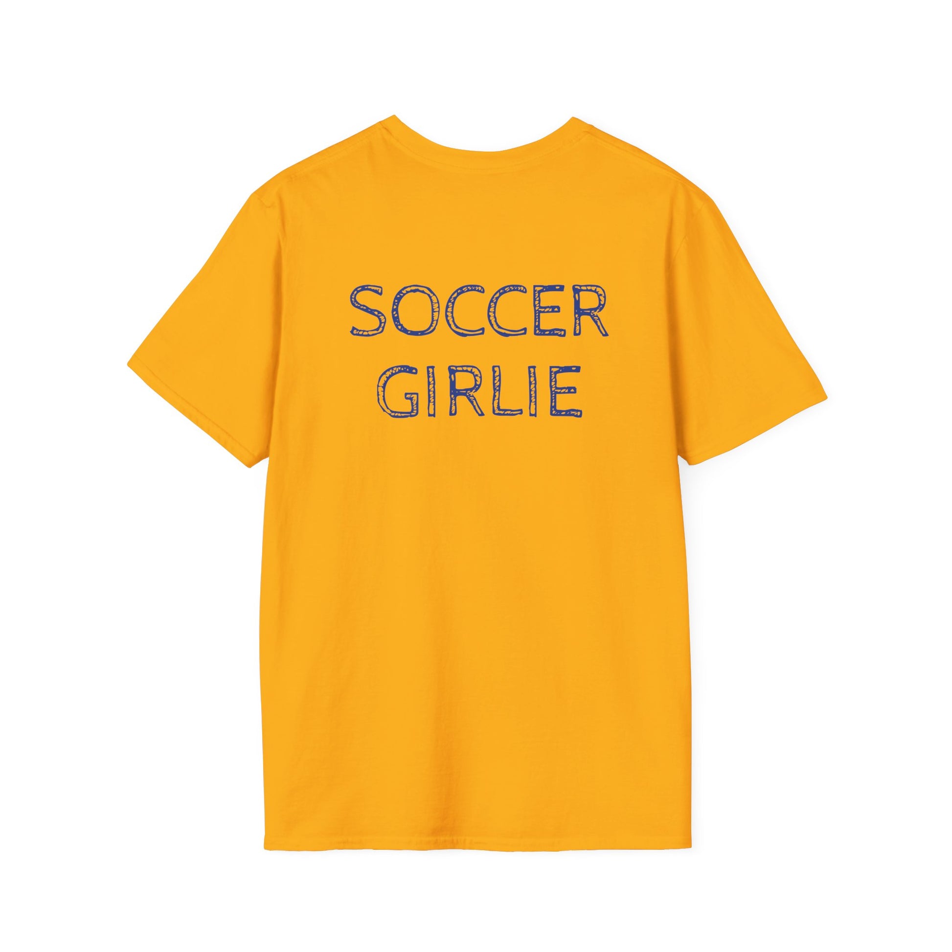 Unisex Softstyle T-Shirt - "soccer girlie "