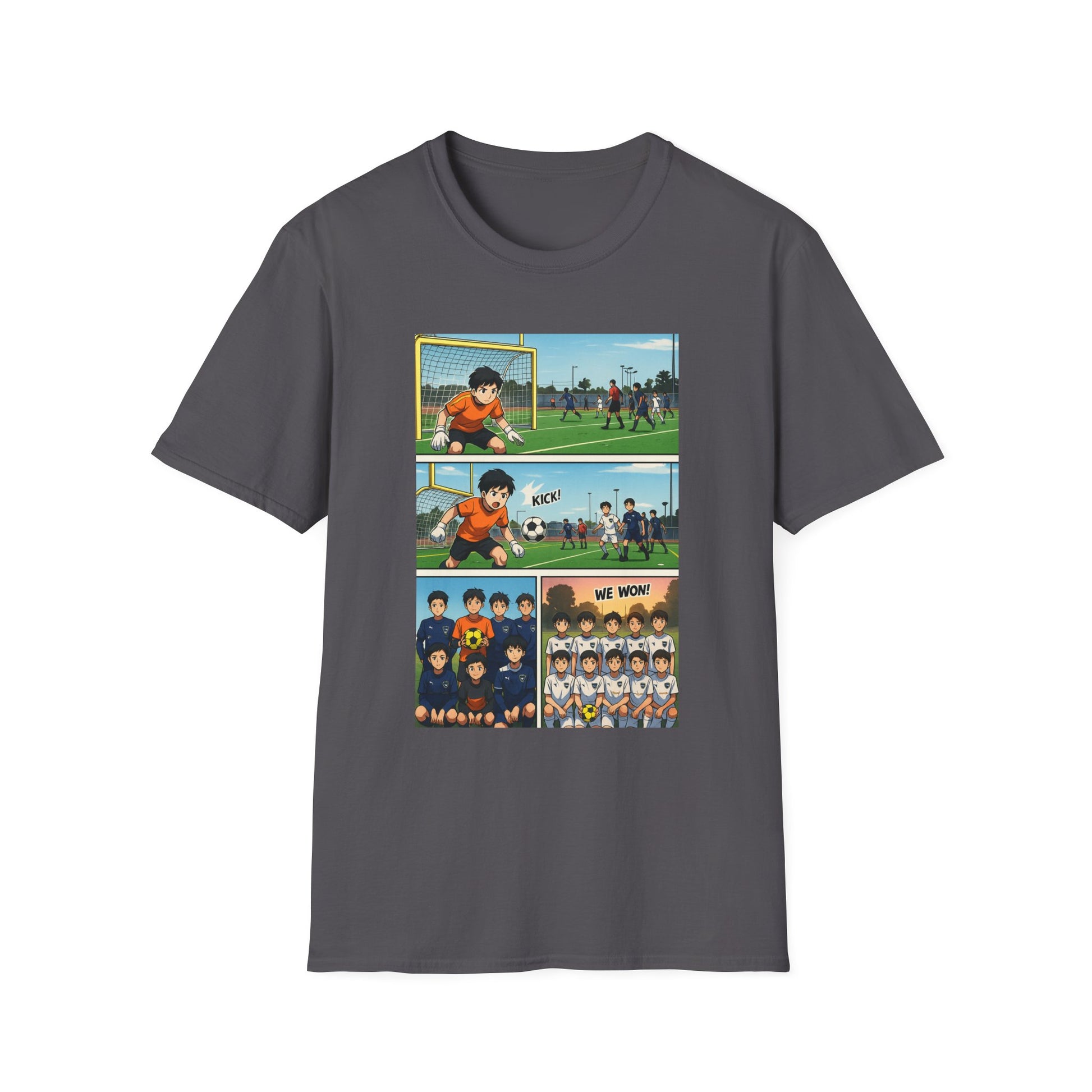 Goalkeeper Vibes Unisex Softstyle T-Shirt, Soccer Gift, Sports Apparel, Casual Wear, Unique Fan Shirt, Retro Sports Tee