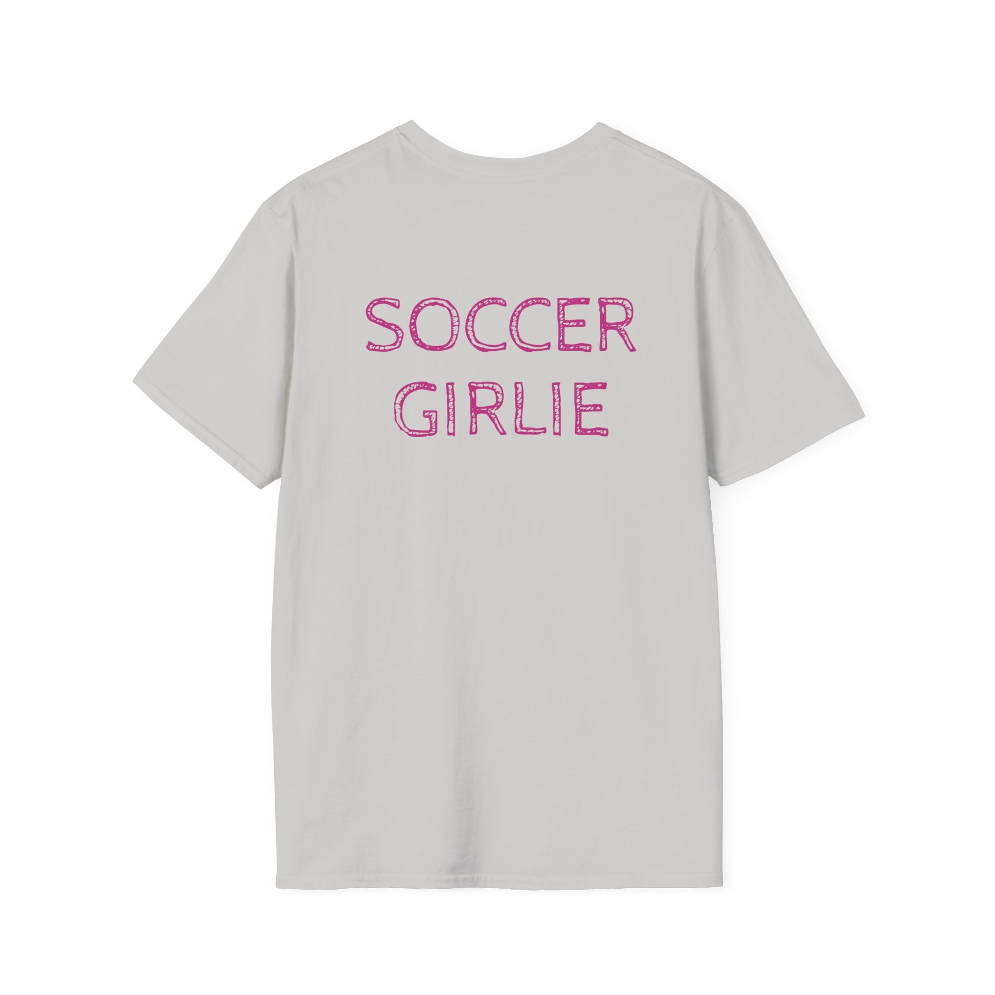 Unisex Softstyle T-Shirt - "soccer girlie "