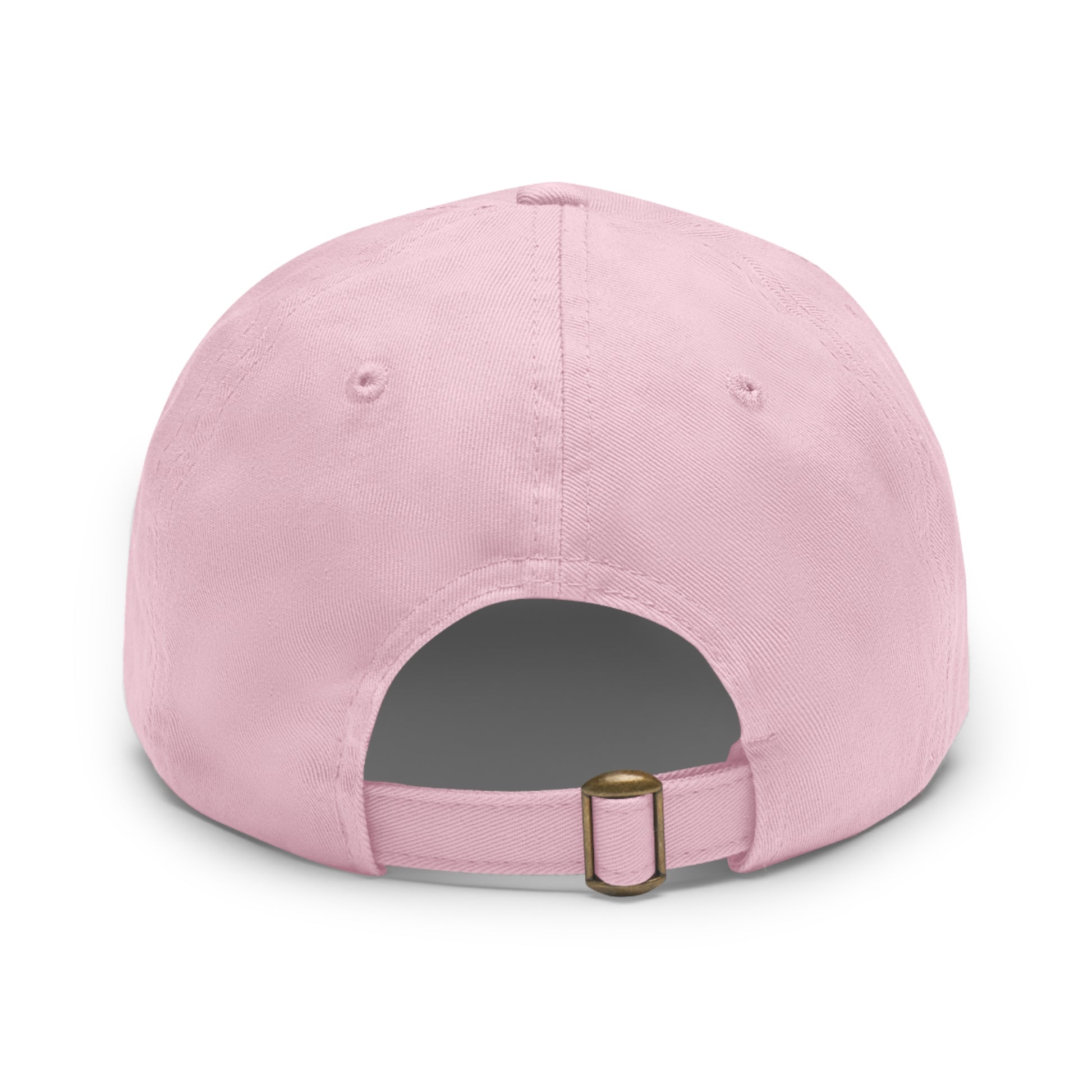 Dad Hat with Leather Patch (Rectangle)- "Soccer Momma"