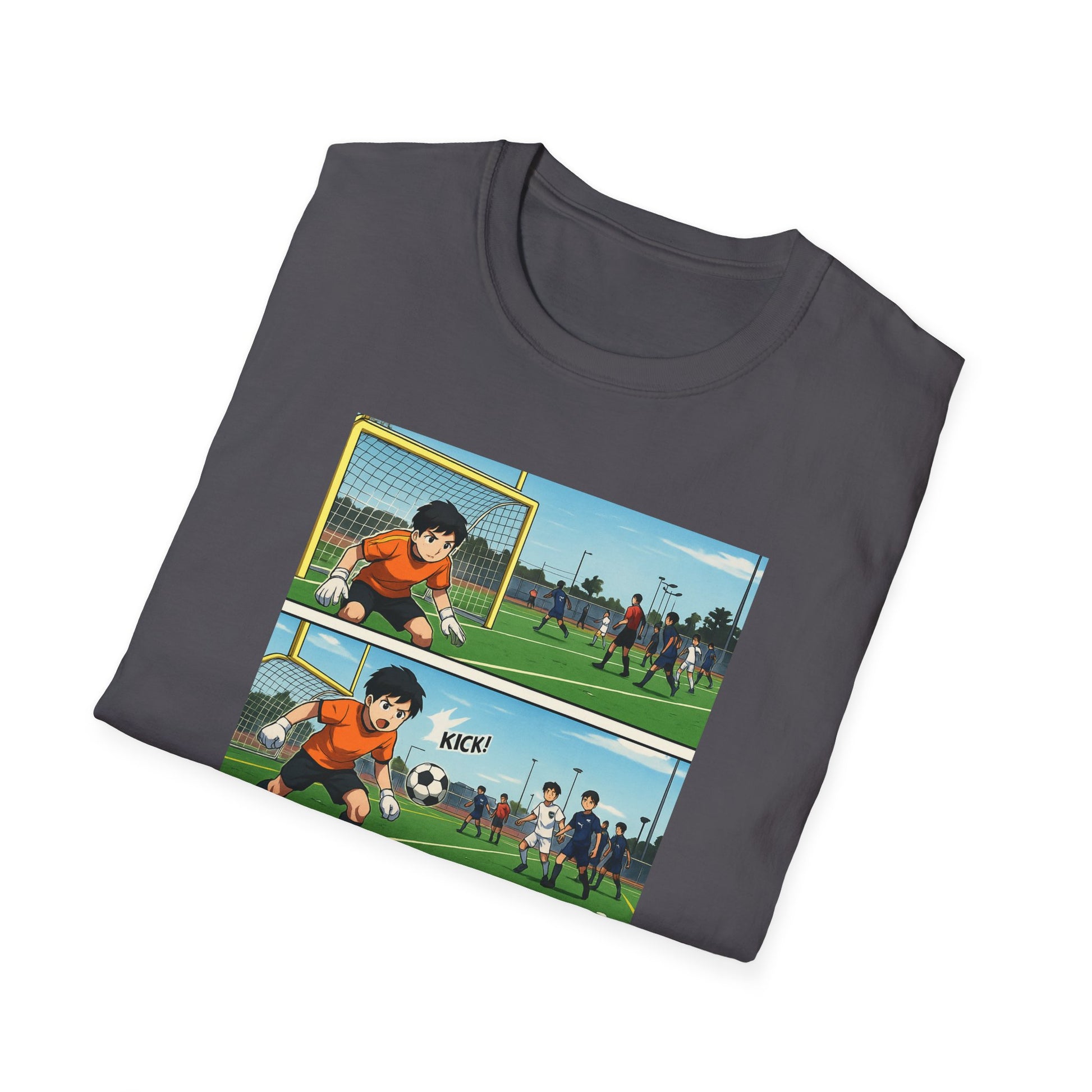 Goalkeeper Vibes Unisex Softstyle T-Shirt, Soccer Gift, Sports Apparel, Casual Wear, Unique Fan Shirt, Retro Sports Tee