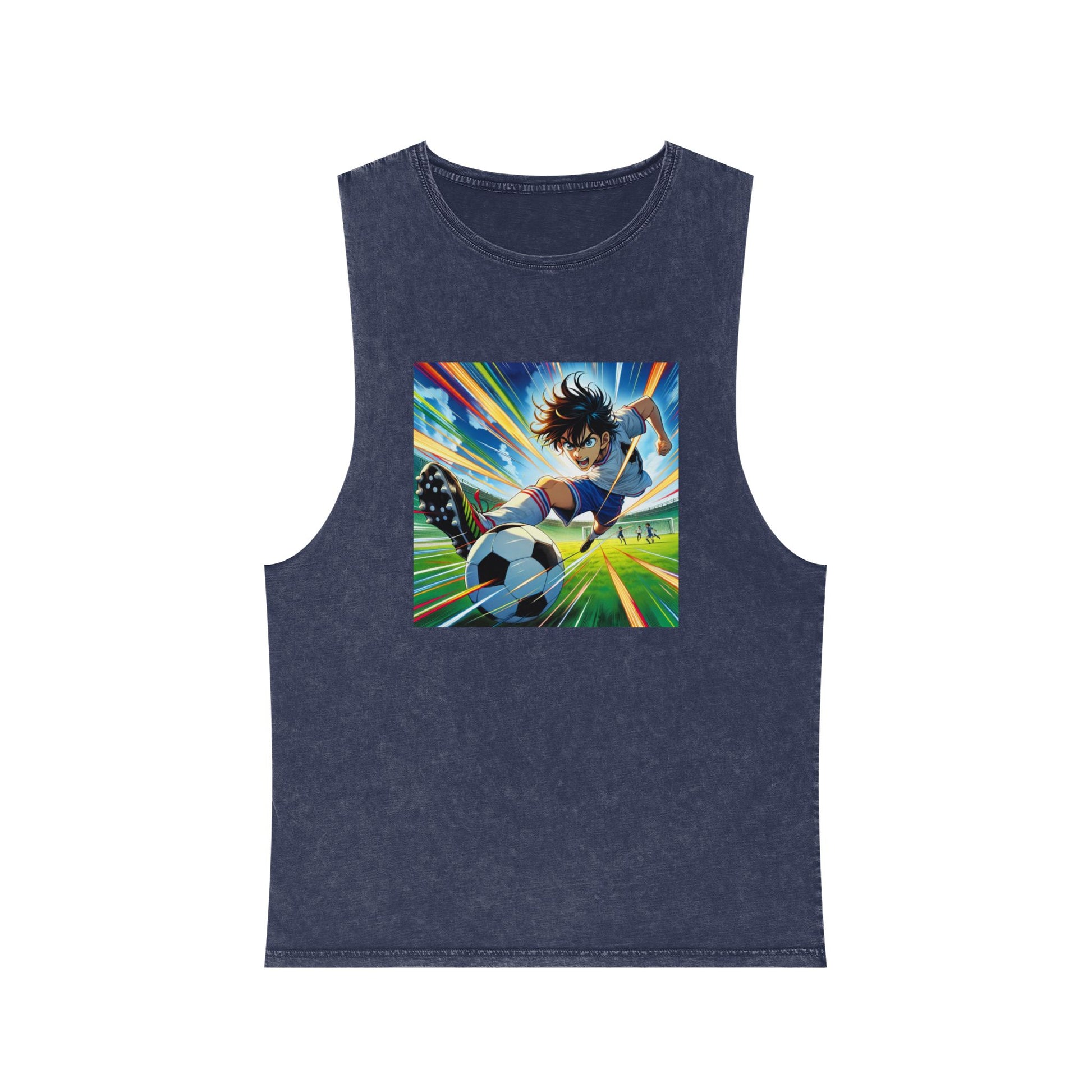 Unisex Stonewash Tank Top - Sporty Vibe, Perfect for Athletes, Summer Wear, Gift for Sports Lovers, Casual Style