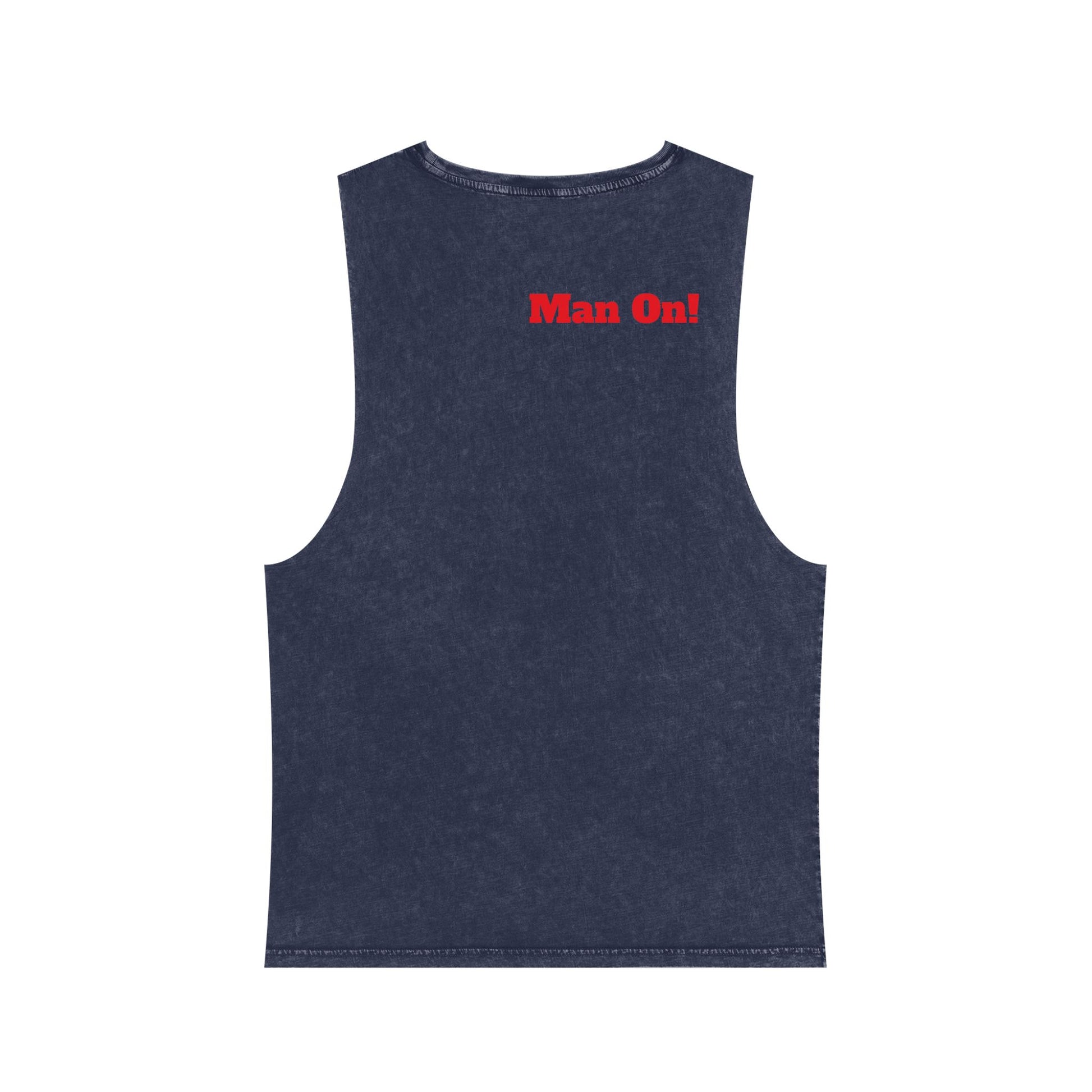 Unisex Stonewash Tank Top - Sporty Vibe, Perfect for Athletes, Summer Wear, Gift for Sports Lovers, Casual Style
