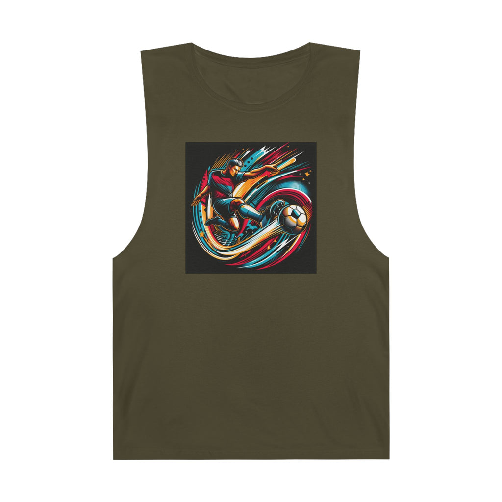 Unisex Sporty Graphic Tank Top, Summer Apparel, Athletic Wear, Gift for Sports Fans, Casual Style, Outdoor Activities