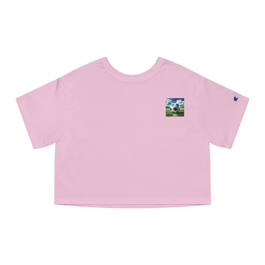 Champion Women's Heritage Cropped T-Shirt - " SOCCER SISTER "