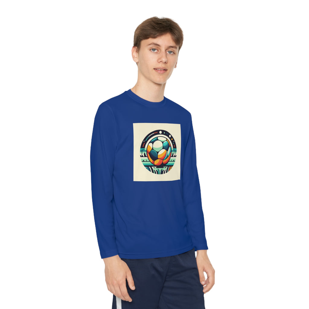 Youth Long Sleeve Competitor Tee-"SOCCER BRO"