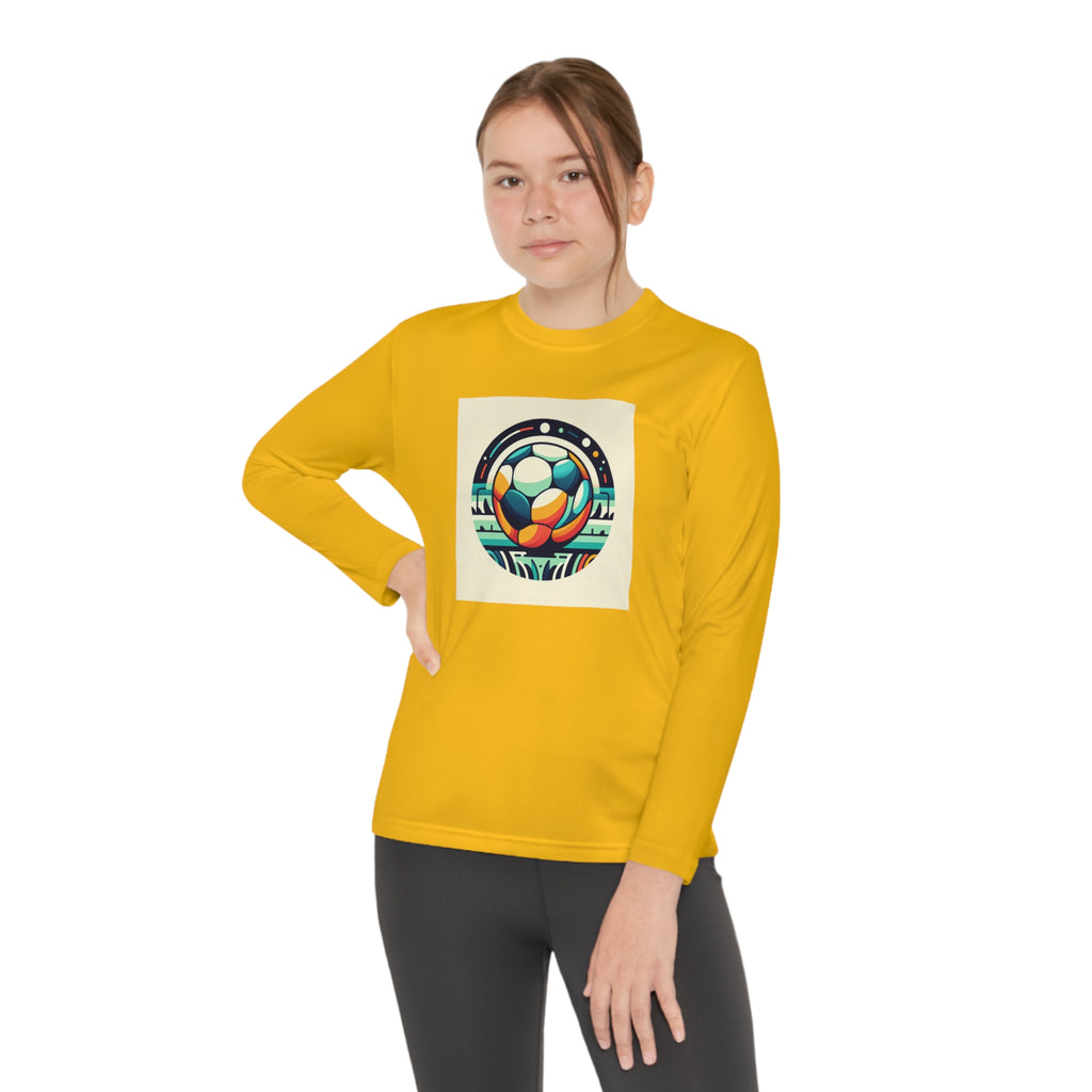 Youth Long Sleeve Competitor Tee-"SOCCER BRO"