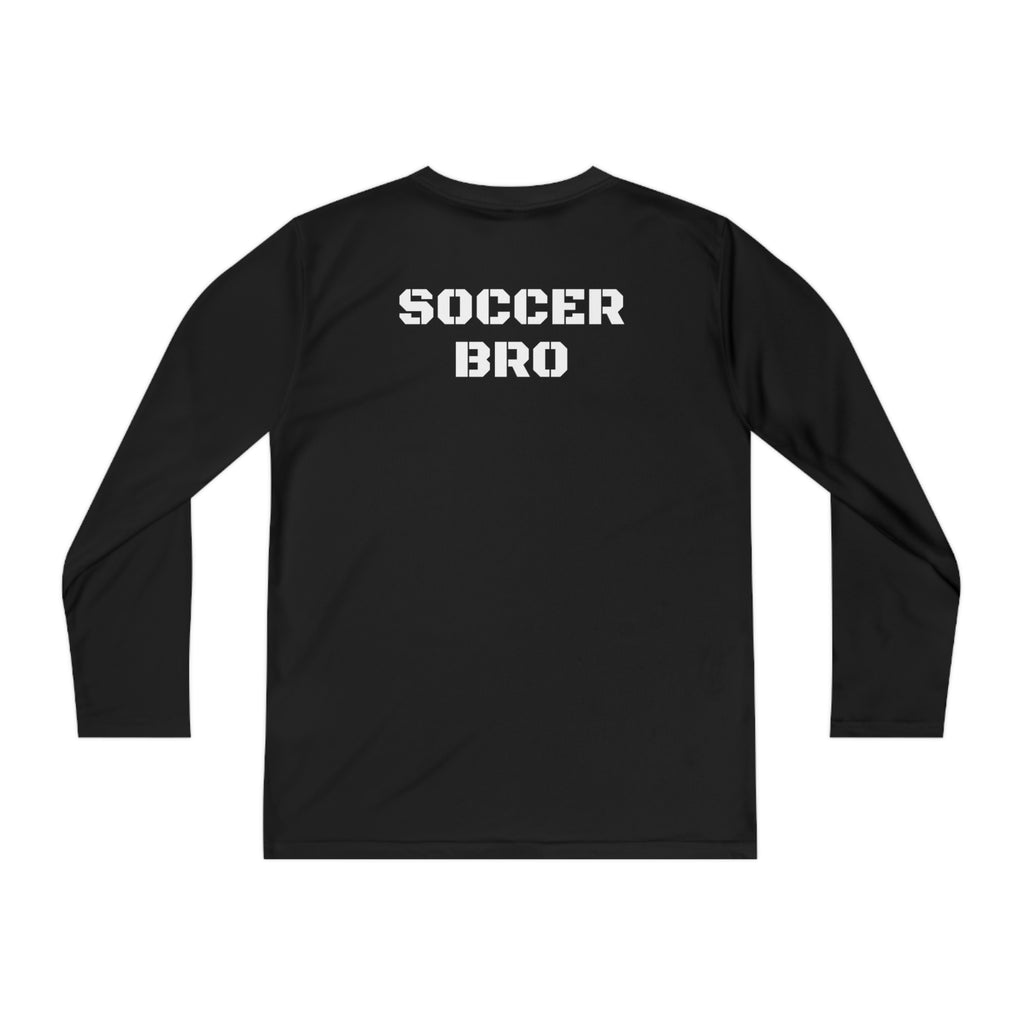 Youth Long Sleeve Competitor Tee-"SOCCER BRO"