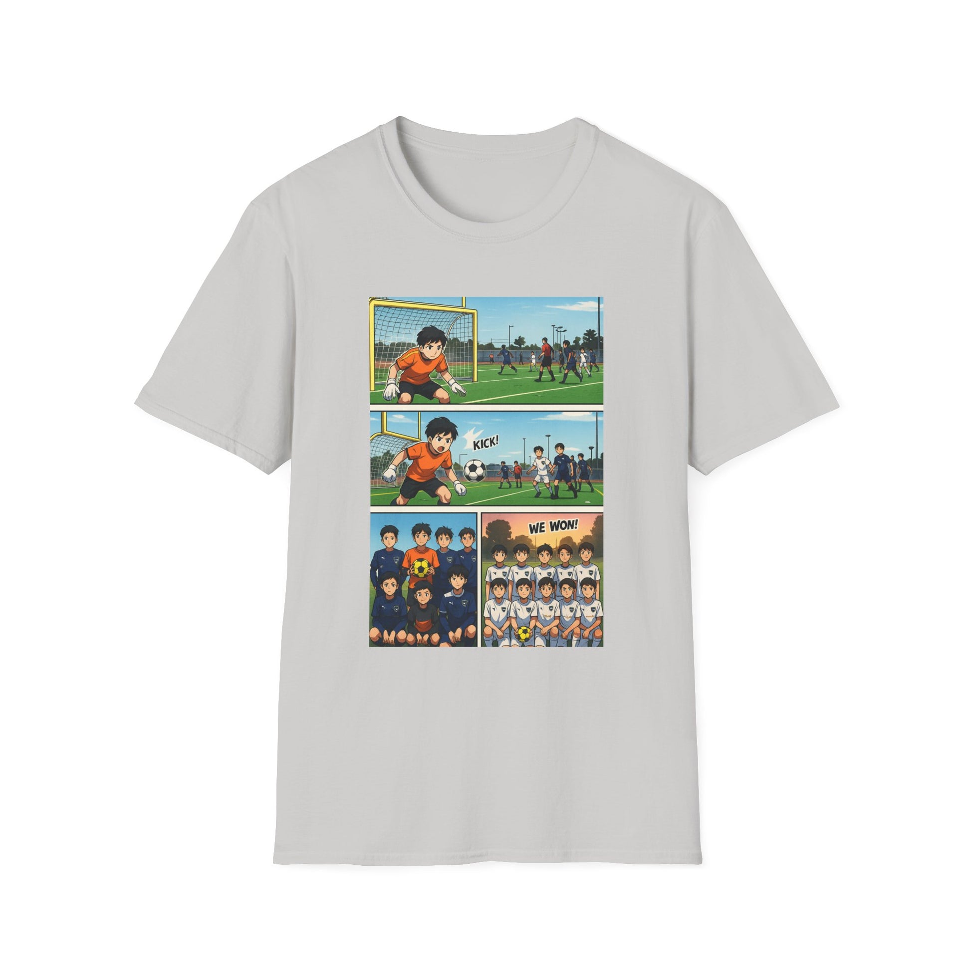 Goalkeeper Vibes Unisex Softstyle T-Shirt, Soccer Gift, Sports Apparel, Casual Wear, Unique Fan Shirt, Retro Sports Tee