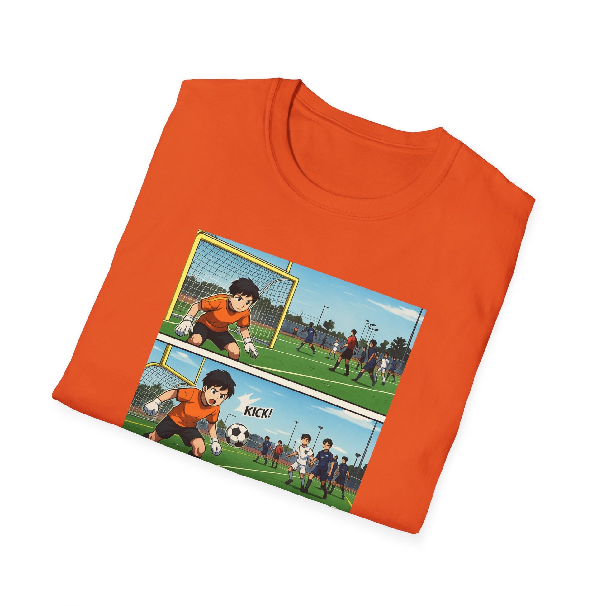 Goalkeeper Vibes Unisex Softstyle T-Shirt, Soccer Gift, Sports Apparel, Casual Wear, Unique Fan Shirt, Retro Sports Tee