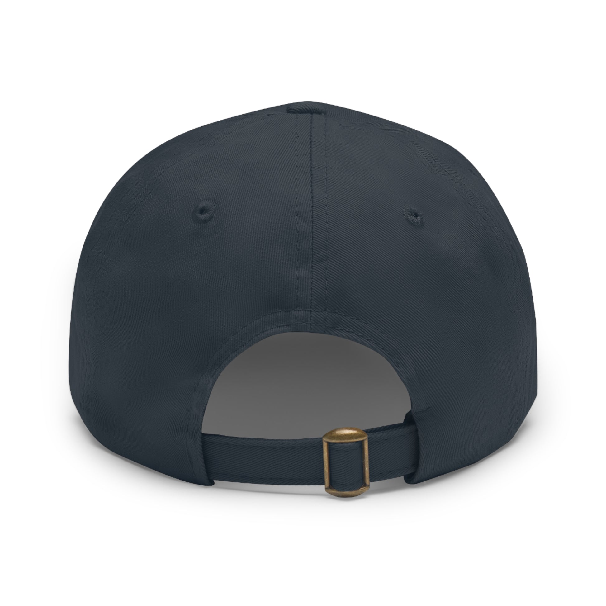 Dad Hat with Leather Patch (Rectangle)- "Soccer Momma"