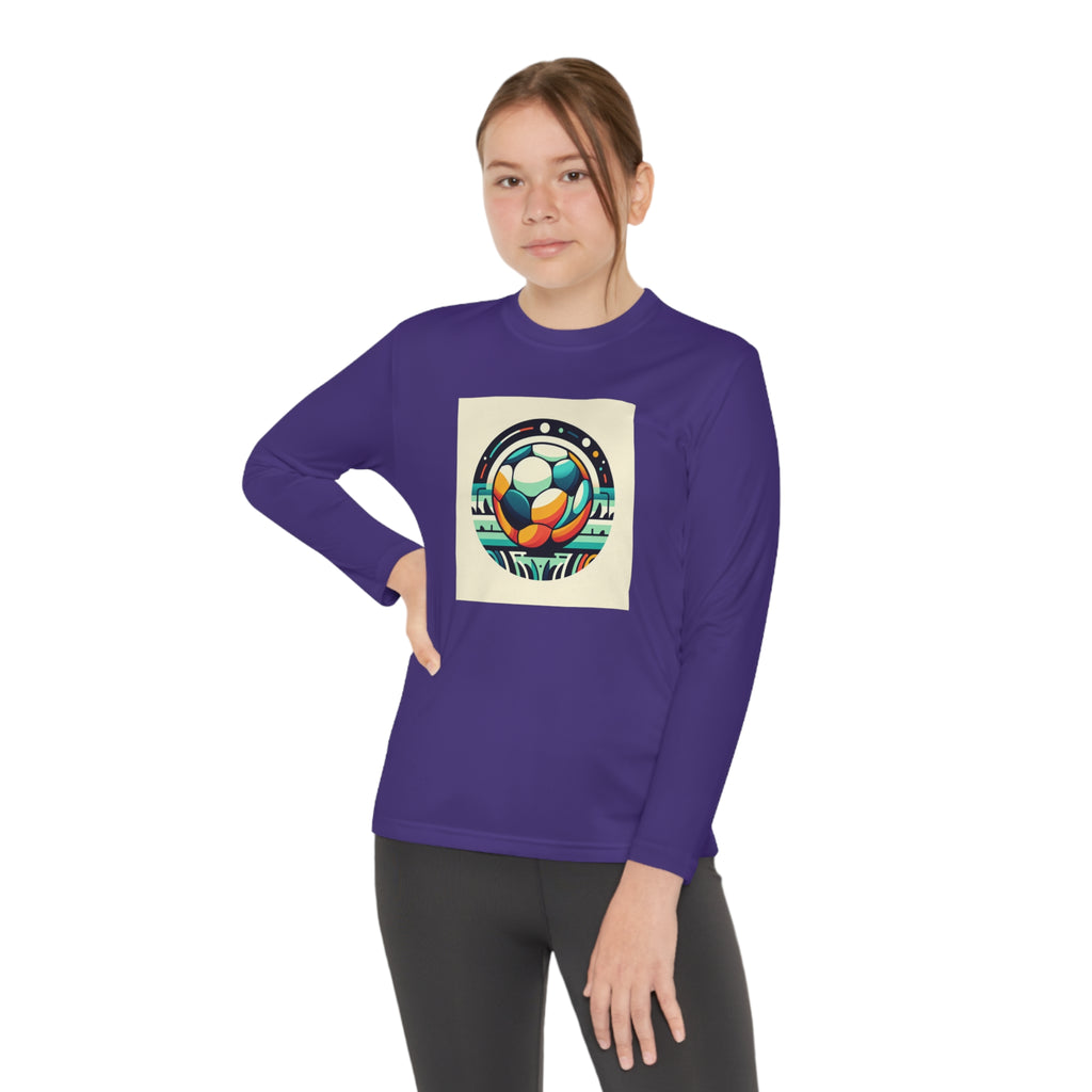 Youth Long Sleeve Competitor Tee-"SOCCER BRO"