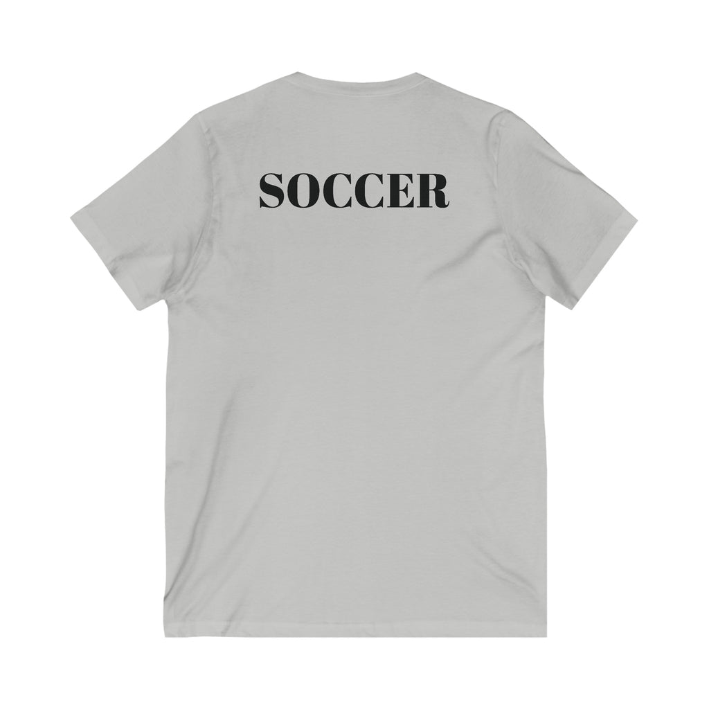 Unisex Jersey Short Sleeve V-Neck Tee