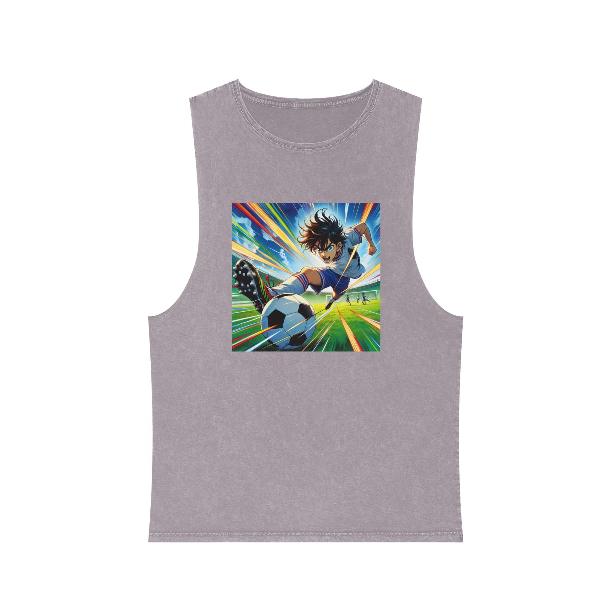 Unisex Stonewash Tank Top - Sporty Vibe, Perfect for Athletes, Summer Wear, Gift for Sports Lovers, Casual Style