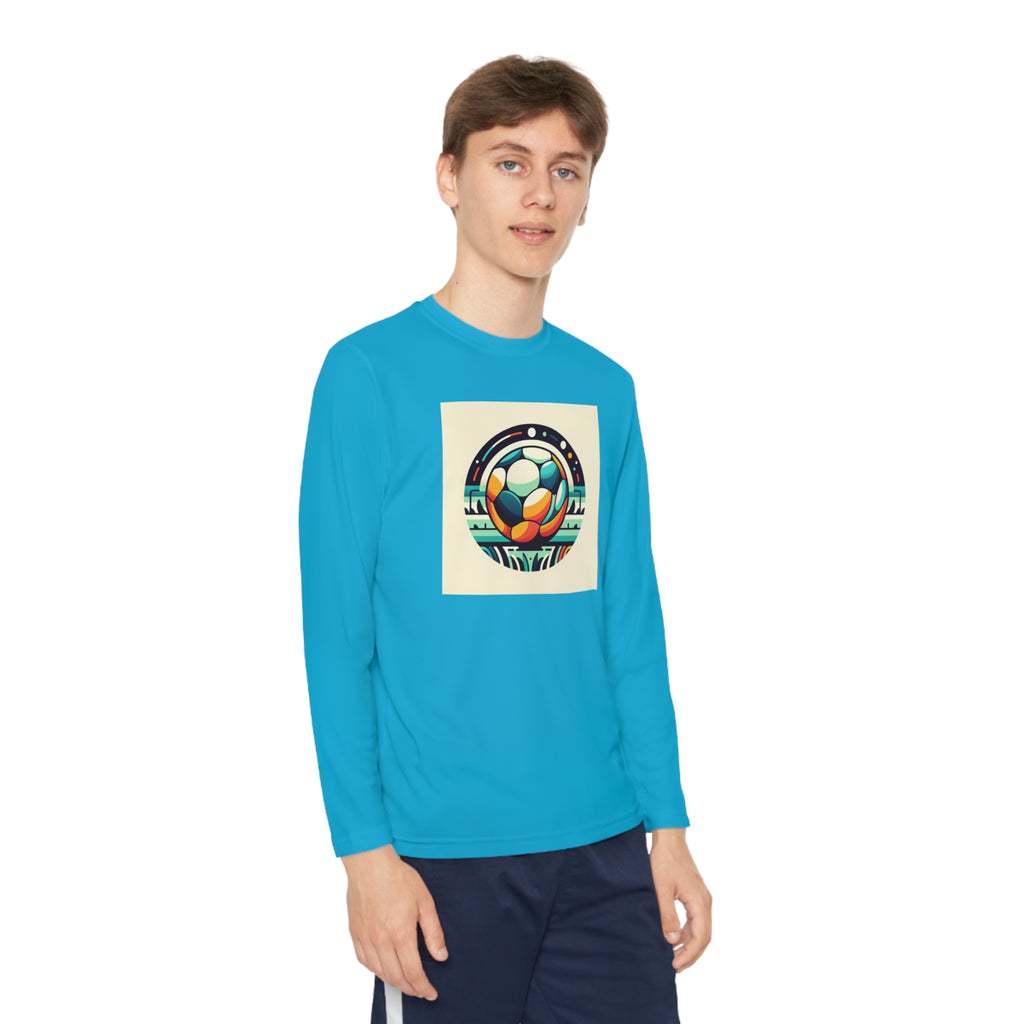 Youth Long Sleeve Competitor Tee-"SOCCER BRO"