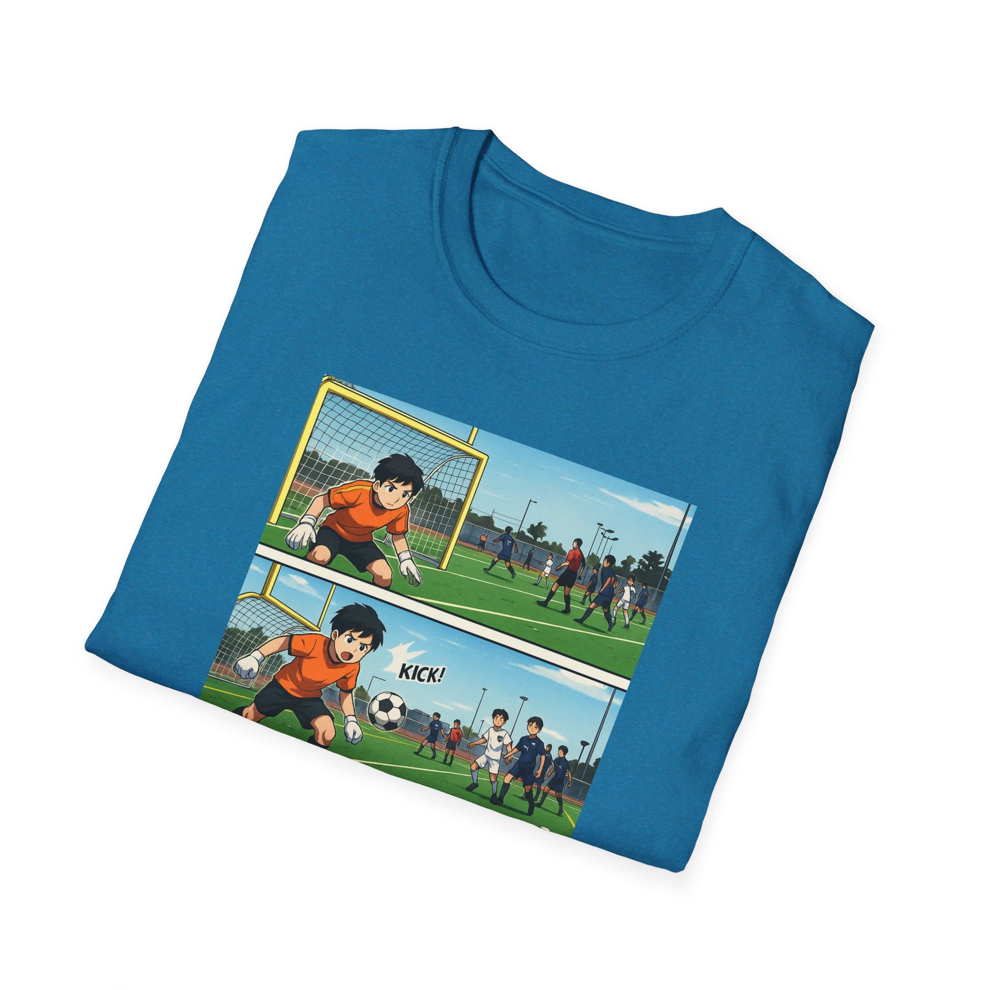 Goalkeeper Vibes Unisex Softstyle T-Shirt, Soccer Gift, Sports Apparel, Casual Wear, Unique Fan Shirt, Retro Sports Tee