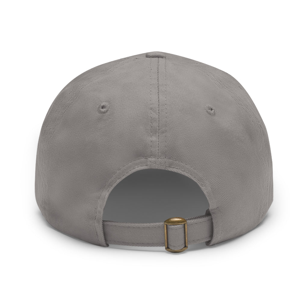 Dad Hat with Leather Patch (Rectangle)- "Soccer Momma"