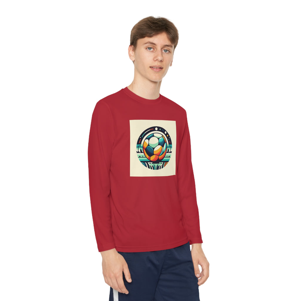 Youth Long Sleeve Competitor Tee-"SOCCER BRO"