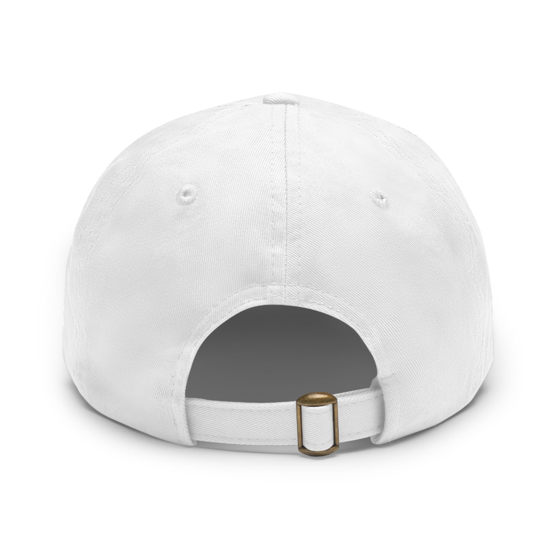 Dad Hat with Leather Patch (Rectangle)- "Soccer Momma"