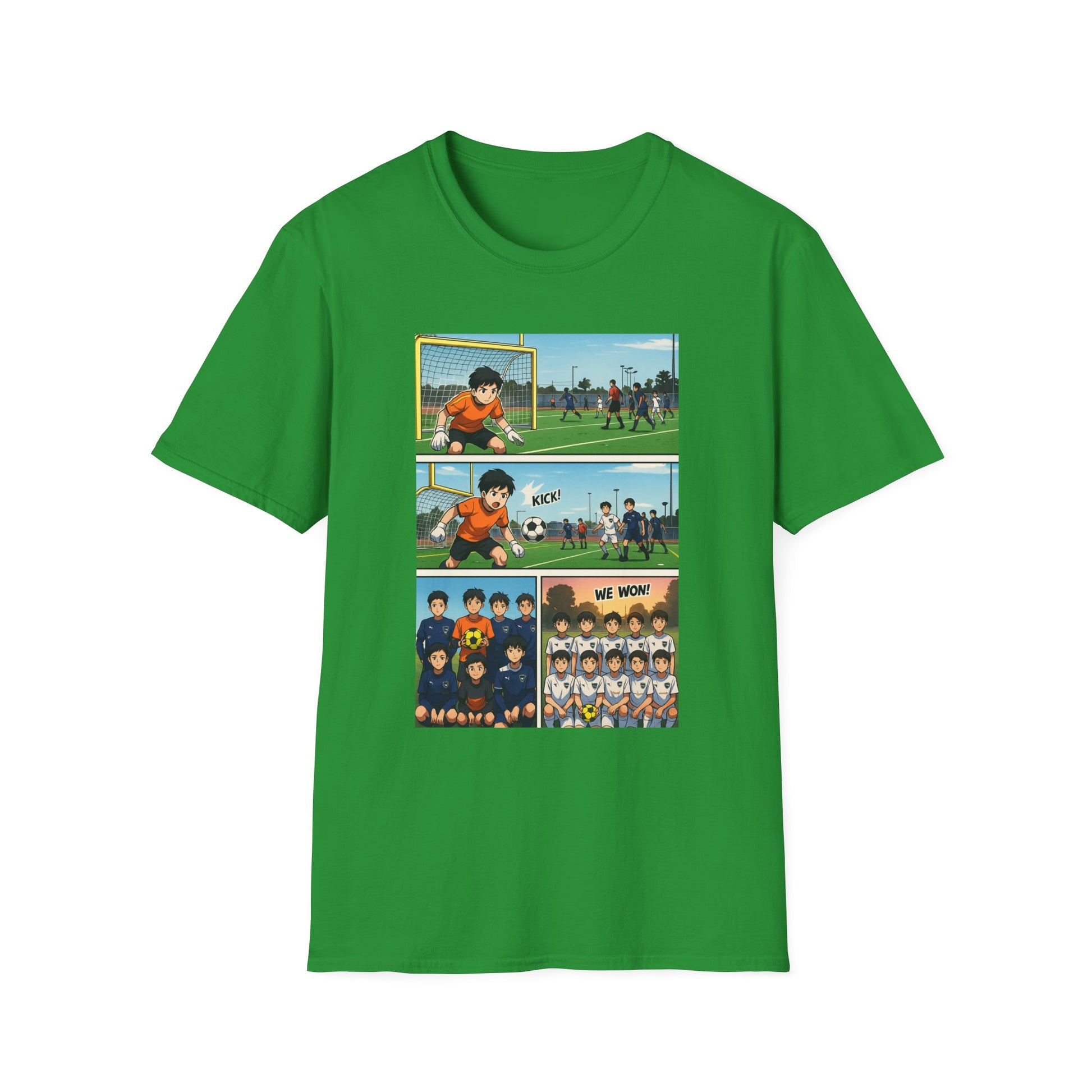 Goalkeeper Vibes Unisex Softstyle T-Shirt, Soccer Gift, Sports Apparel, Casual Wear, Unique Fan Shirt, Retro Sports Tee