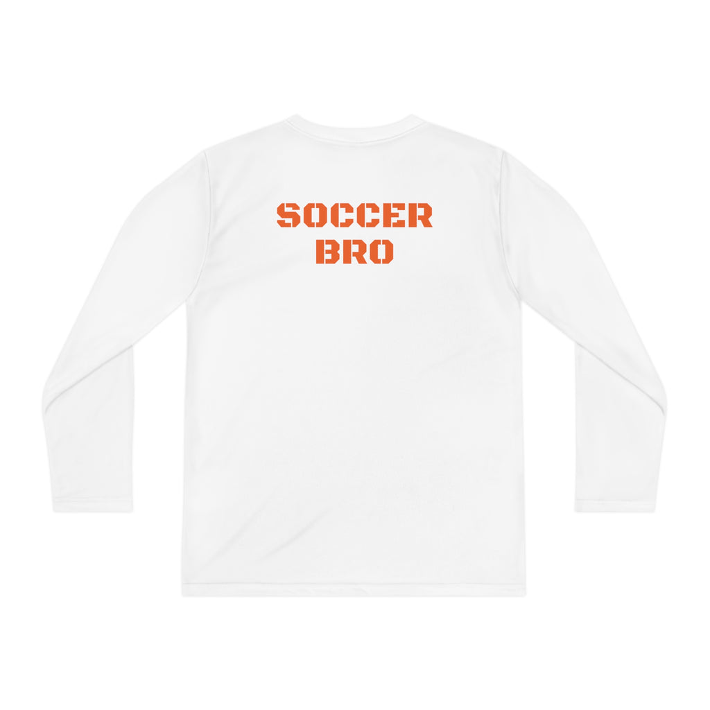 Youth Long Sleeve Competitor Tee-"SOCCER BRO"