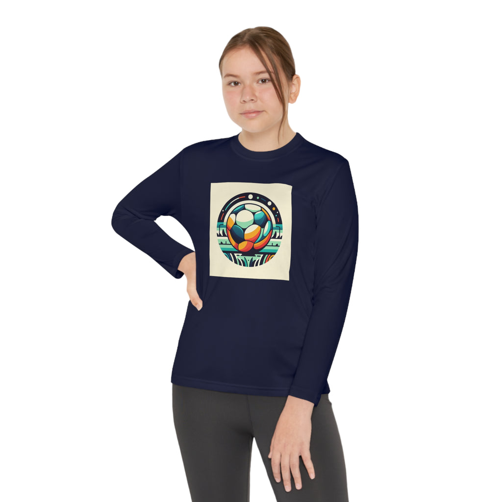 Youth Long Sleeve Competitor Tee-"SOCCER BRO"