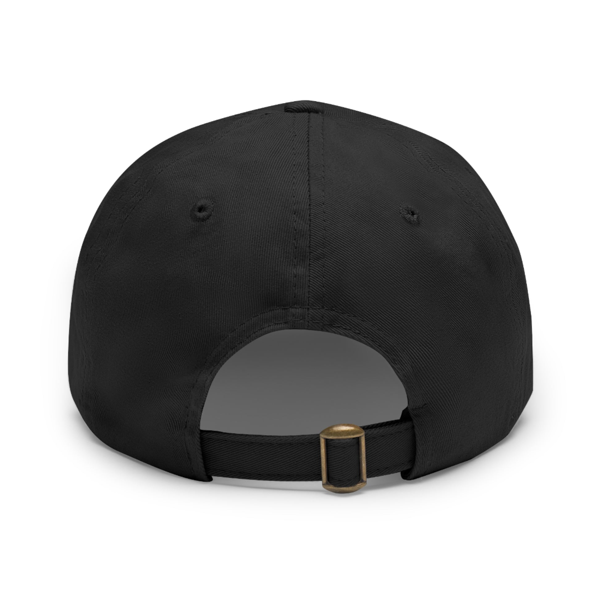 Dad Hat with Leather Patch (Rectangle)- "Soccer Momma"