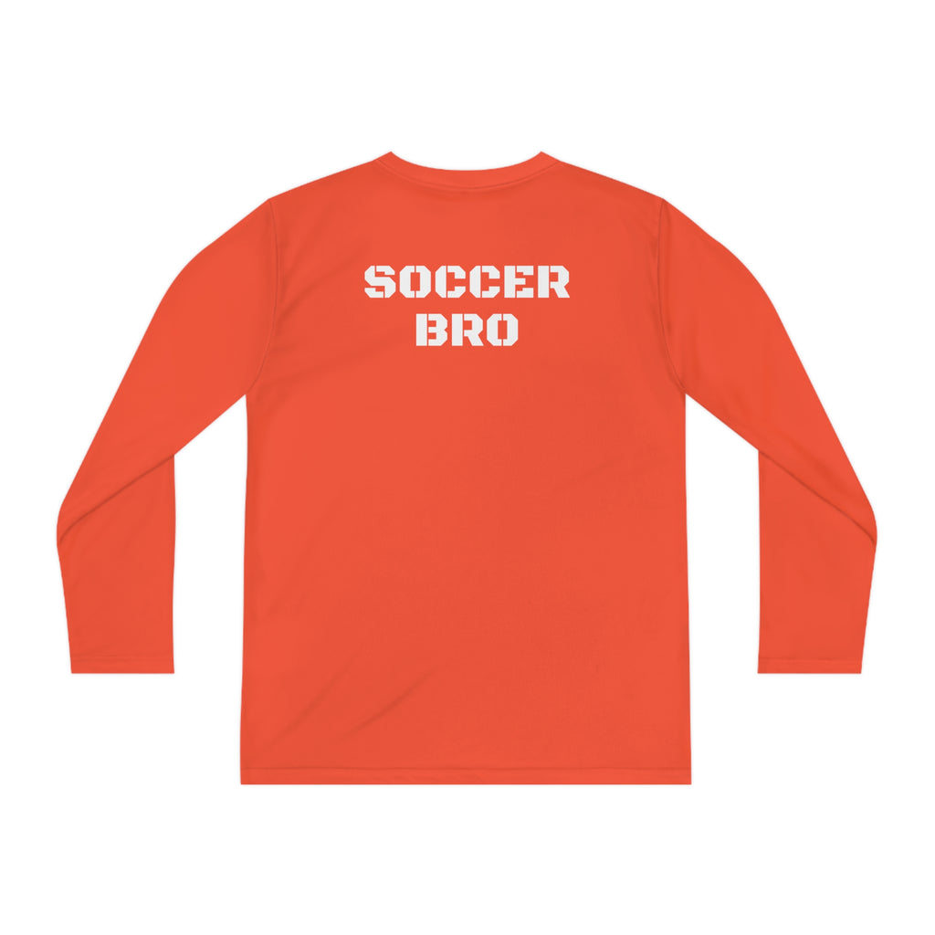 Youth Long Sleeve Competitor Tee-"SOCCER BRO"