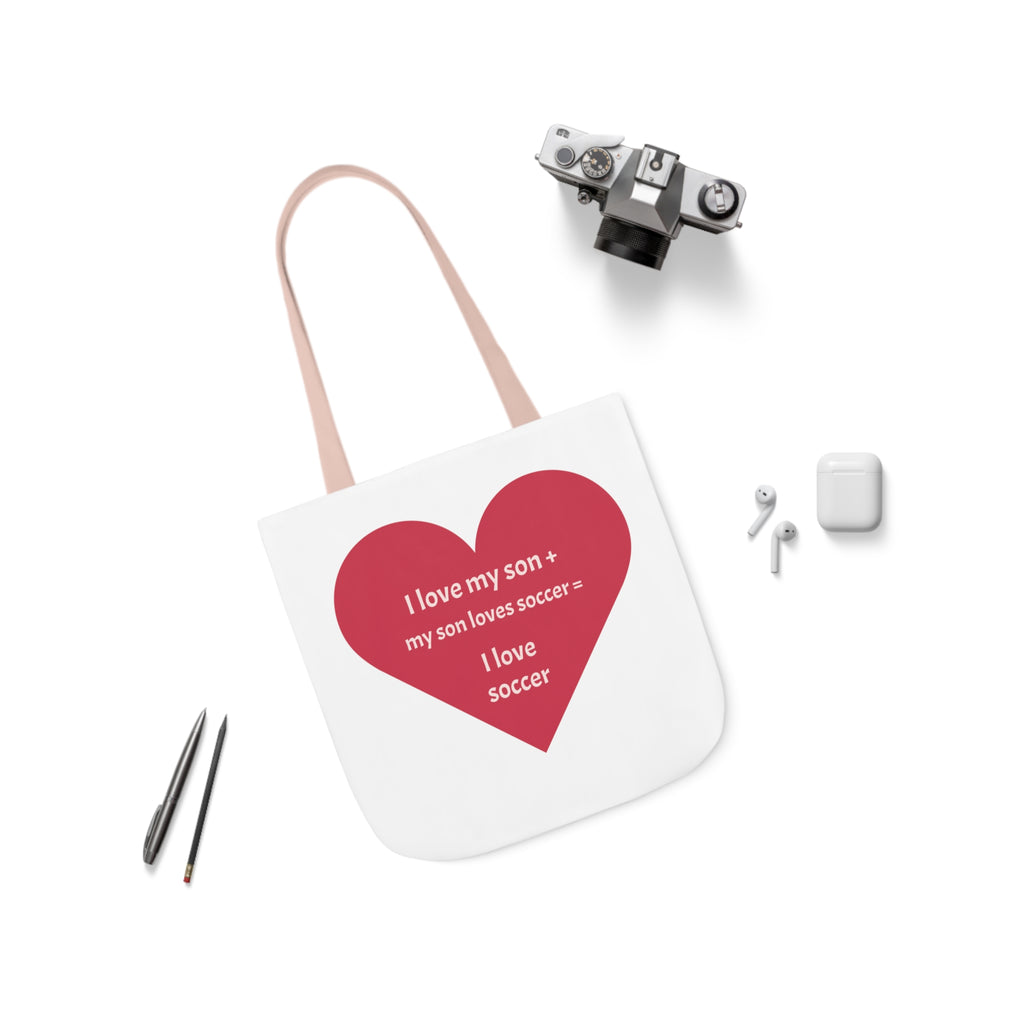 Canvas Tote Bag, 5-Color Straps