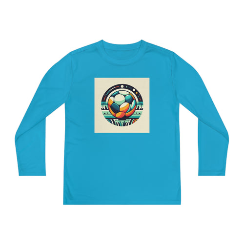 Youth Long Sleeve Competitor Tee-"Soccer brother"