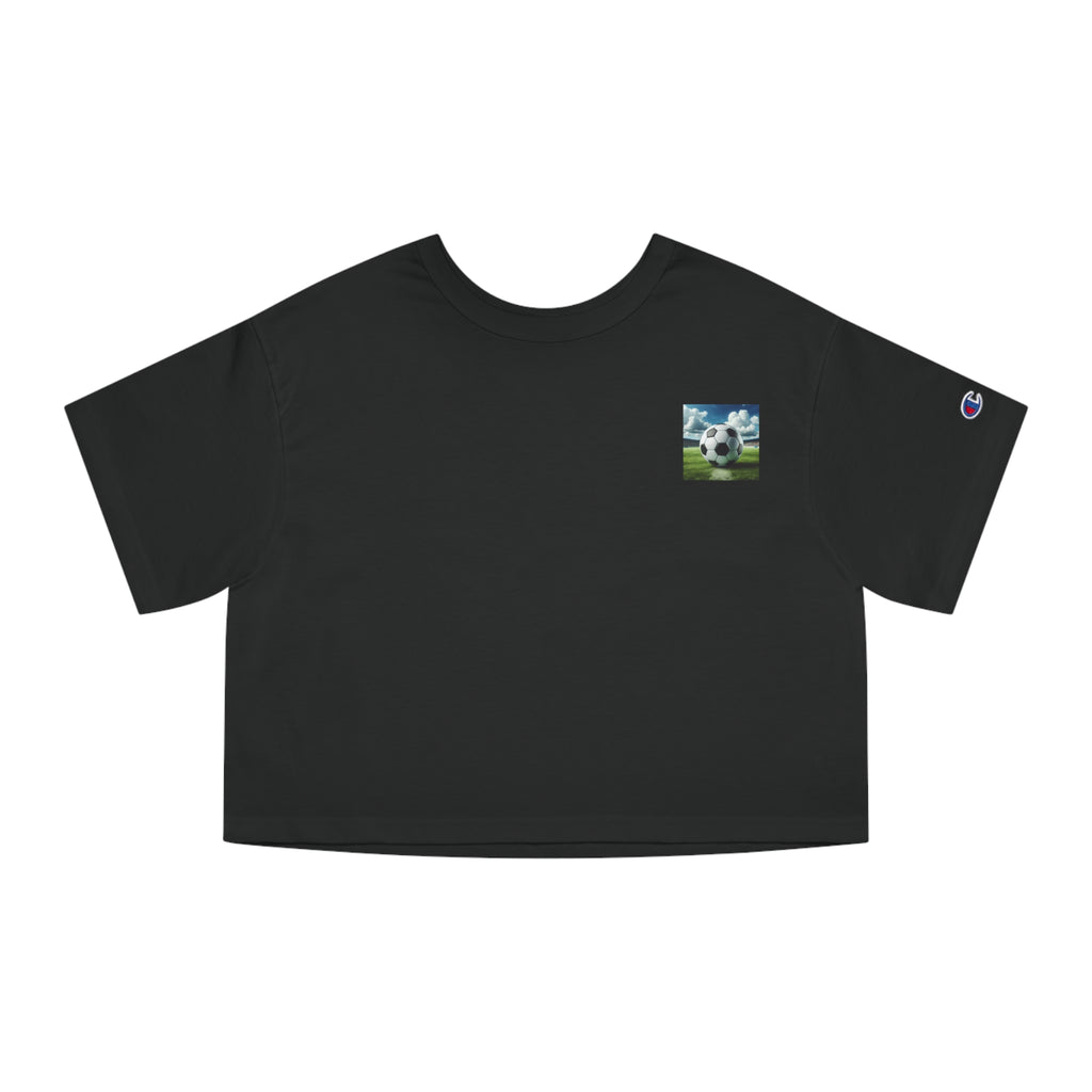 Champion Women's Heritage Cropped T-Shirt - " SOCCER SISTER "