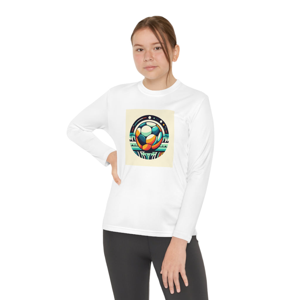 Youth Long Sleeve Competitor Tee-"SOCCER BRO"