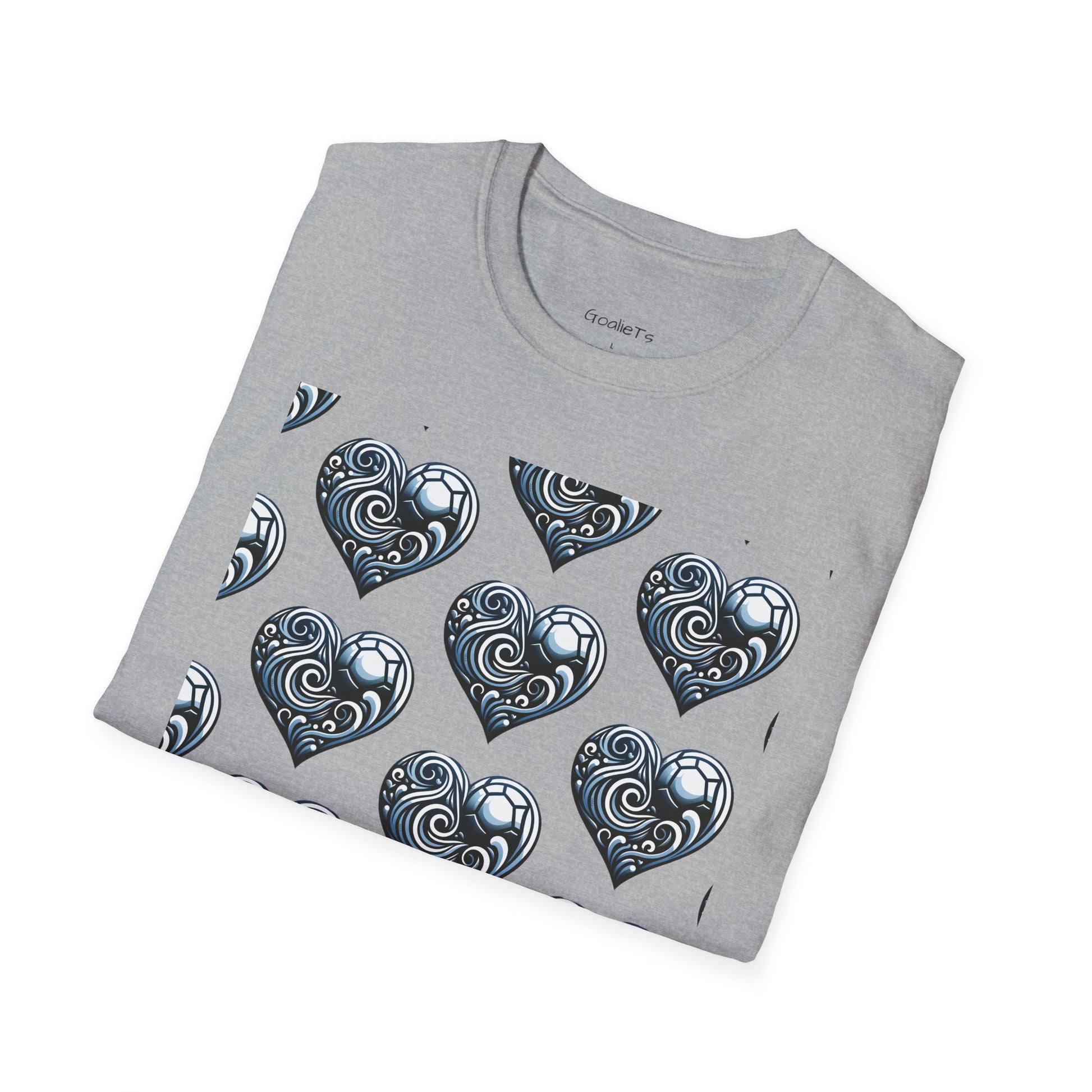 Unisex Softstyle T-Shirt - "soccer girlie "