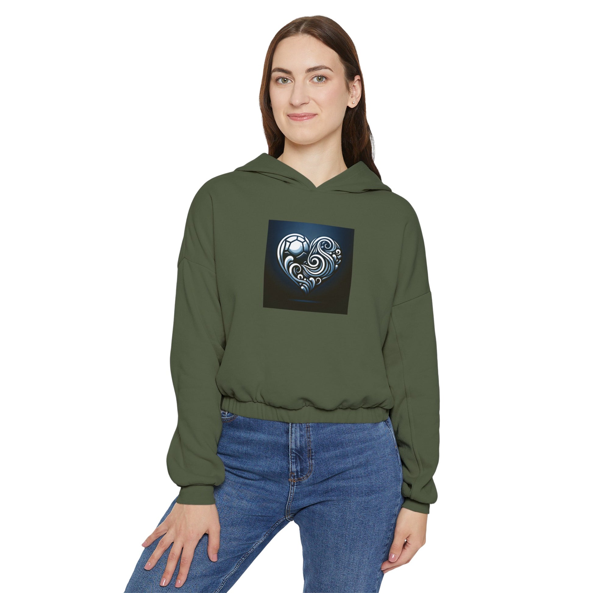 Women's Cinched Bottom Hoodie-"Keeper's sister"