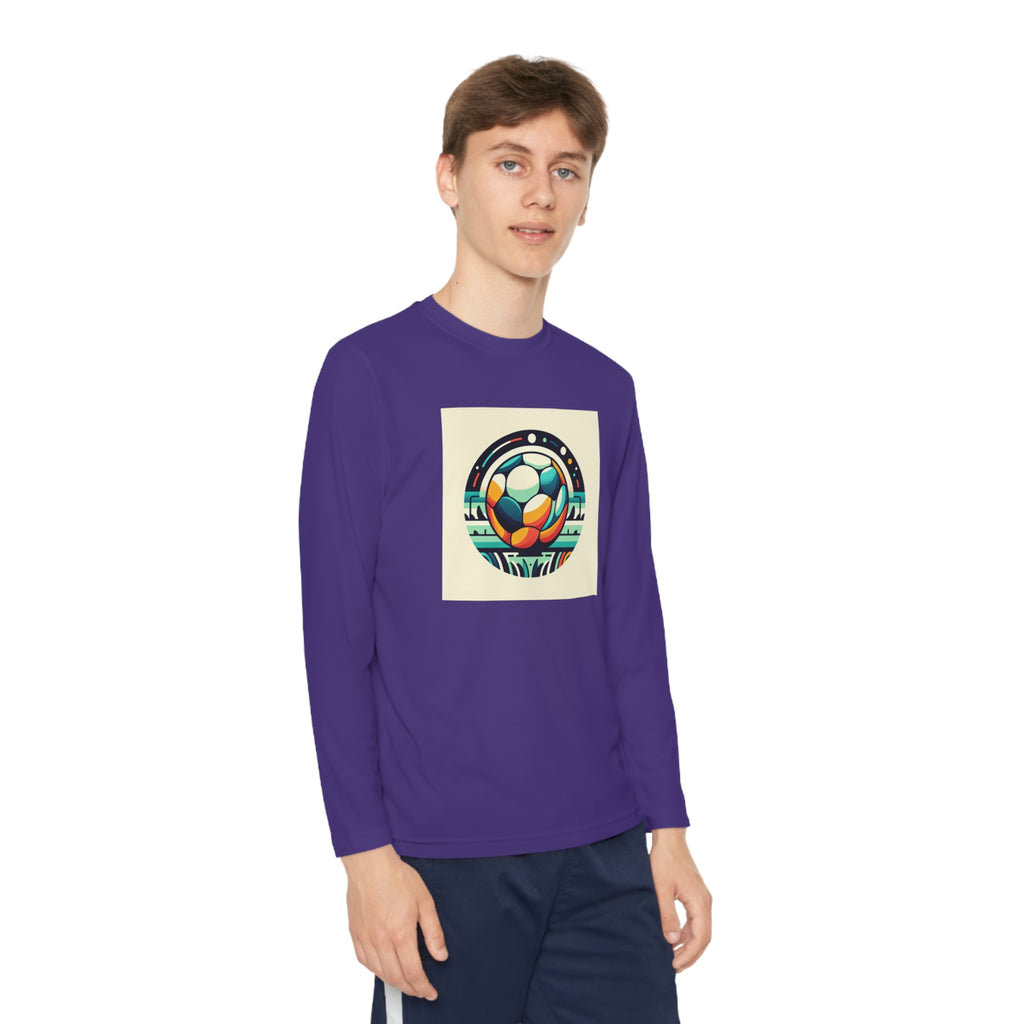 Youth Long Sleeve Competitor Tee-"SOCCER BRO"